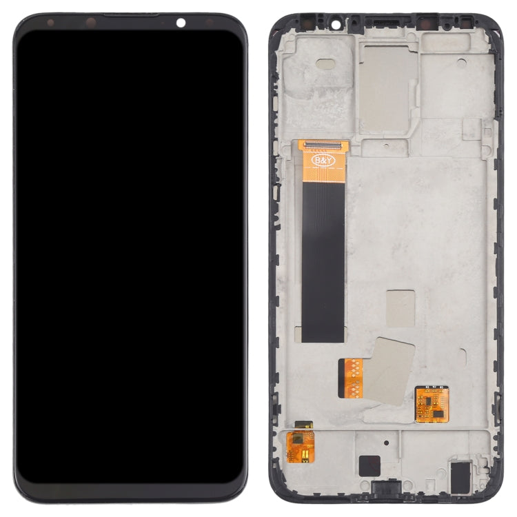 TFT LCD Screen for Meizu 16X Digitizer Full Assembly with Frame, Not Supporting Fingerprint Identification(Black) - free shipping - PMC TechLife - Order now!