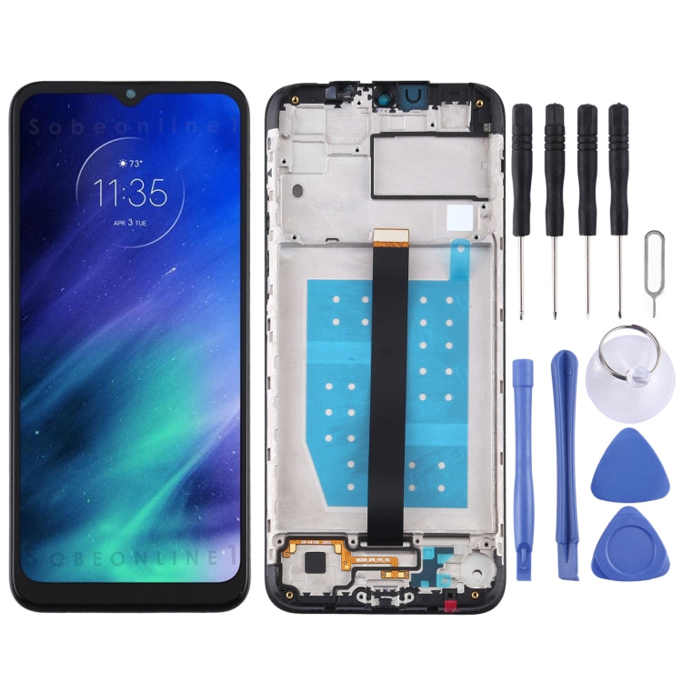 TFT LCD Screen for Motorola One Fusion Digitizer Full Assembly with Frame - free shipping - PMC TechLife - Order now!