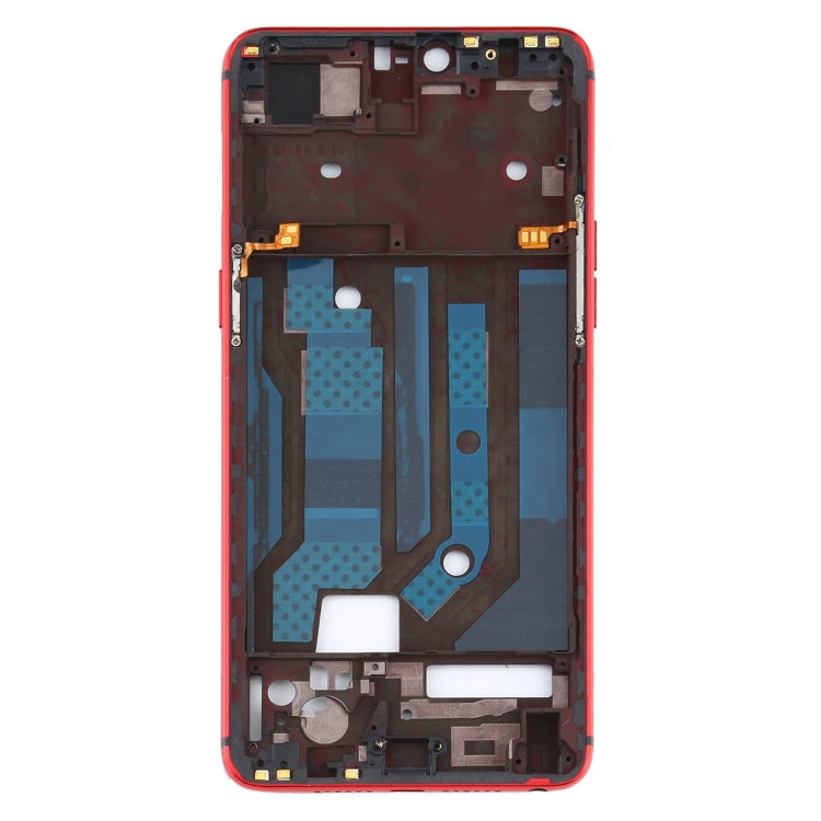 For OPPO R15 PACM00 CPH1835 PACT00 CPH1831 PAAM00 Front Housing LCD Frame Bezel Plate(Red) - Frame Bezel Plate by PMC TechLife | Online Shopping South Africa | PMC TechLife