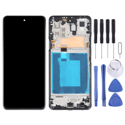 Original LCD Screen for for LG Q92 5G Digitizer Full Assembly with Frame (Silver) - For LG by PMC Jewellery | Online Shopping South Africa | PMC Jewellery