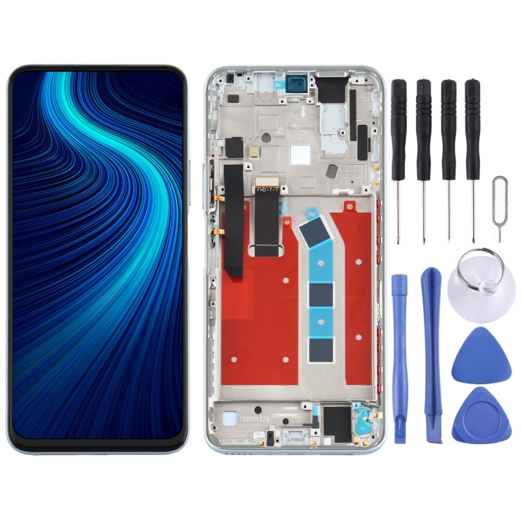 OEM LCD Screen for Huawei Honor X10 5G Digitizer Full Assembly with Frame(Silver) - free shipping - PMC TechLife - Order now!