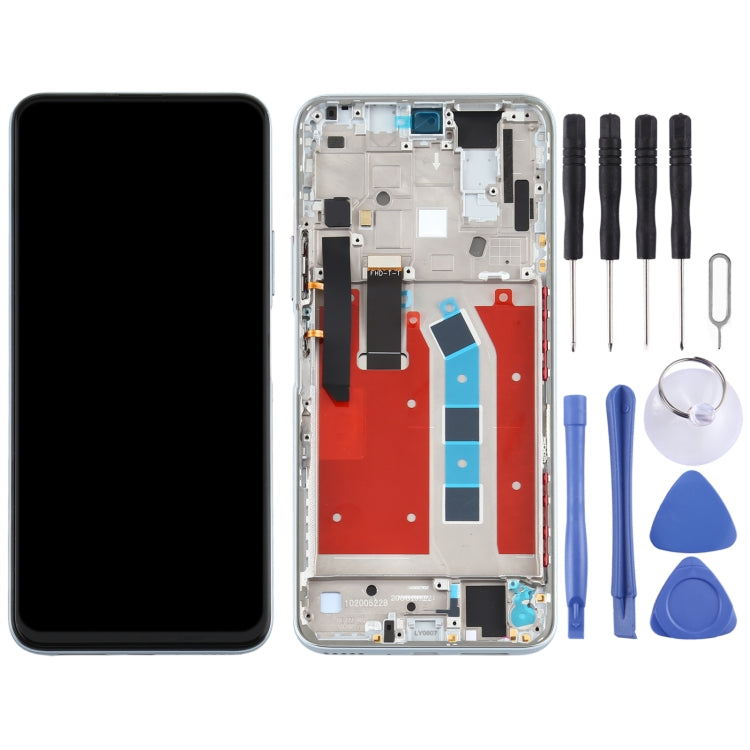 OEM LCD Screen for Huawei Honor X10 5G Digitizer Full Assembly with Frame(Silver) - free shipping - PMC TechLife - Order now!