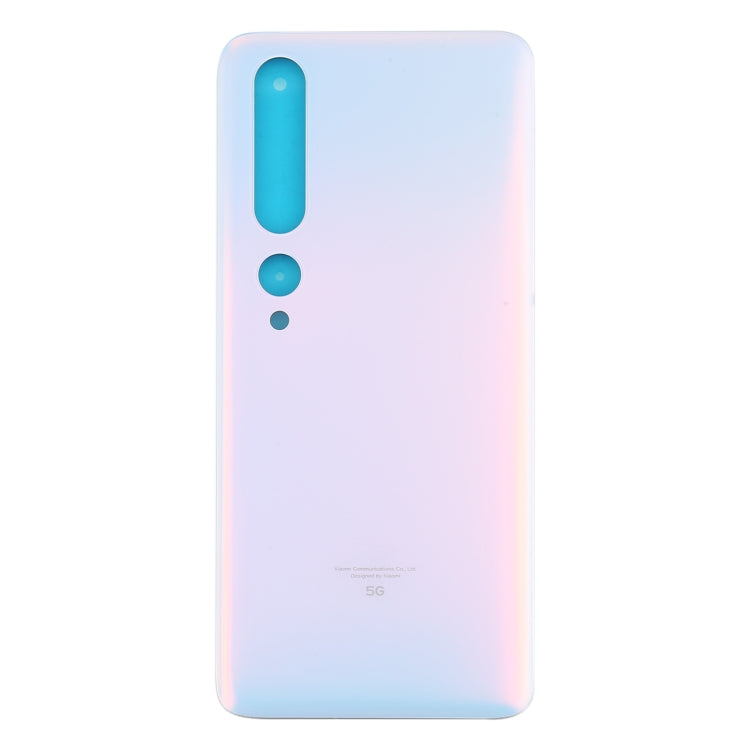 Original Battery Back Cover for Xiaomi Mi 10 Pro 5G(White) - Back Cover by PMC TechLife | Online Shopping South Africa | PMC TechLife