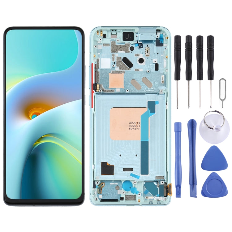 TFT LCD Screen for Xiaomi Redmi K30 Ultra / M2006J10C Digitizer Full Assembly with Frame(Green) - free shipping - PMC TechLife - Order now!
