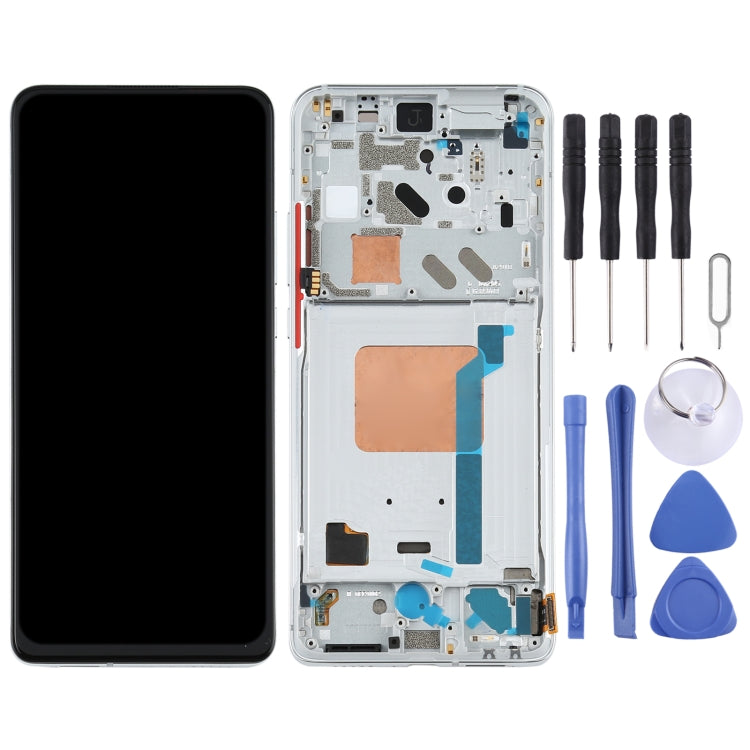 TFT LCD Screen for Xiaomi Redmi K30 Ultra / M2006J10C Digitizer Full Assembly with Frame(Silver) - free shipping - PMC TechLife - Order now!