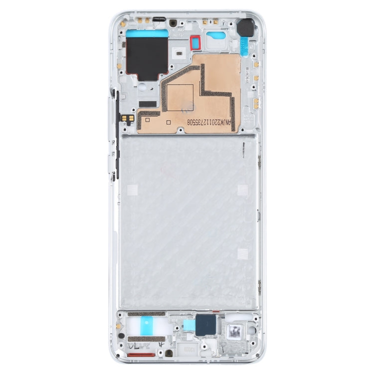 Original Front Housing LCD Frame Bezel Plate for Xiaomi Mi 11 (White) - Frame Bezel Plate by PMC TechLife | Online Shopping South Africa | PMC TechLife