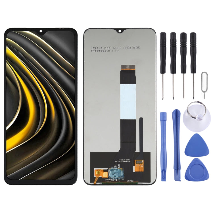 TFT LCD Screen for Xiaomi Redmi Note 9 4G/Poco M3 M2010J19SC M2010J19CG Digitizer Full Assembly with Frame - free shipping - PMC TechLife - Order now!