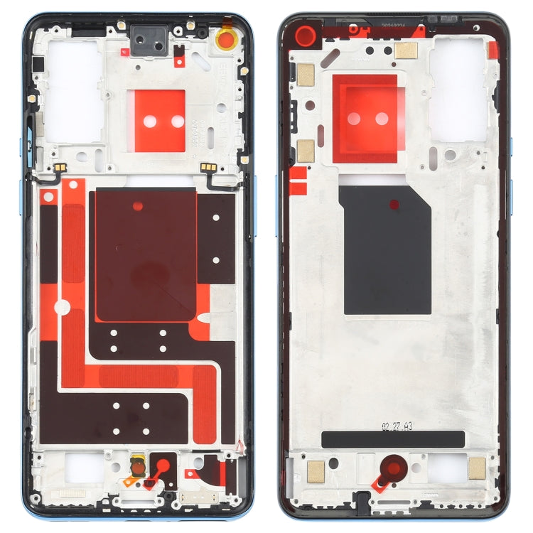 For OnePlus 9 (Dual SIM IN/CN Version) Middle Frame Bezel Plate (Blue) - Frame Bezel Plate by PMC TechLife | Online Shopping South Africa | PMC TechLife