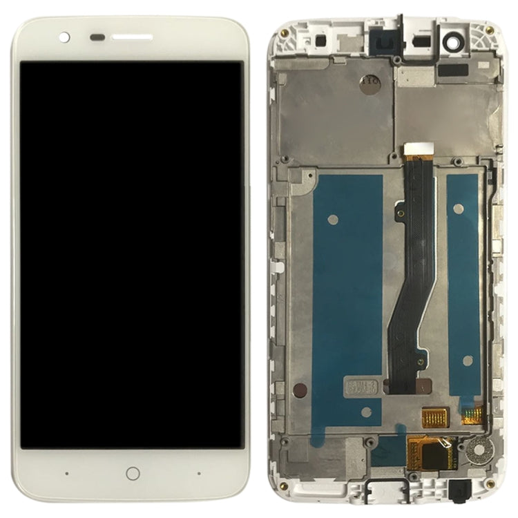 OEM LCD Screen for ZTE Blade V8 Lite  Digitizer Full Assembly with Frame���White) - free shipping - PMC TechLife - Order now!