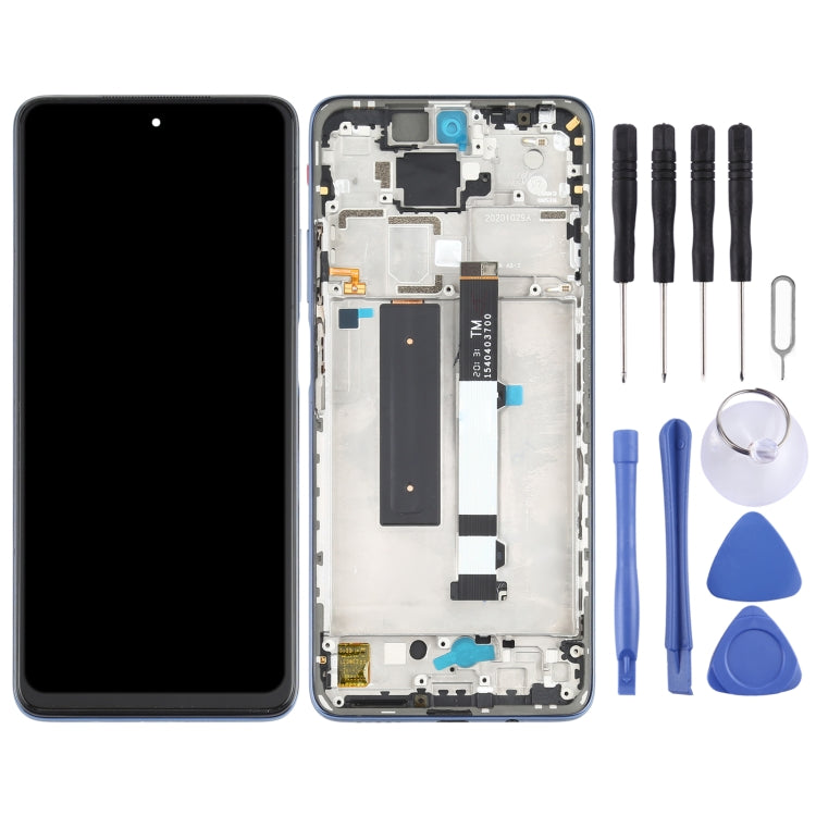 Original LCD Screen for Xiaomi Redmi Note 9 Pro 5G / Mi 10T Lite 5G M2007J17C M2007J17G Digitizer Full Assembly with Frame(Grey) - free shipping - PMC TechLife - Order now!