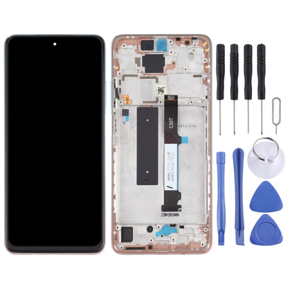 Original LCD Screen and Digitizer Full Assembly with Frame for Xiaomi Redmi Note 9 Pro 5G / Mi 10T Lite 5G M2007J17C M2007J17G (Rose Gold Beach) - LCD Screen by PMC Jewellery | Online Shopping South Africa | PMC Jewellery
