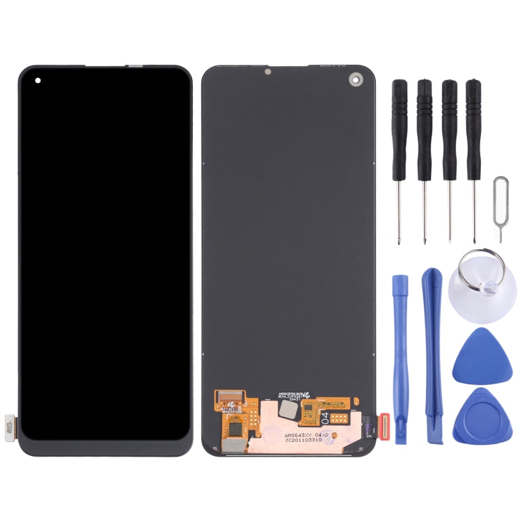 Original Super AMOLED Material LCD Screen and Digitizer Full Assembly for OPPO Realme 8 Pro - free shipping - PMC TechLife - Order now!