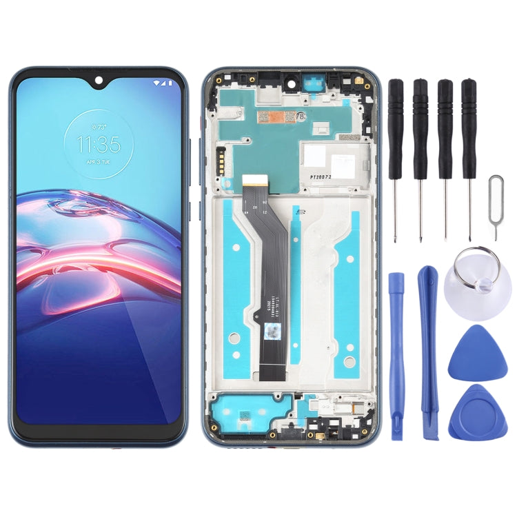 TFT LCD Screen for Motorola Moto E (2020)Digitizer Full Assembly with Frame (Blue) - LCD Screen by PMC Jewellery | Online Shopping South Africa | PMC Jewellery