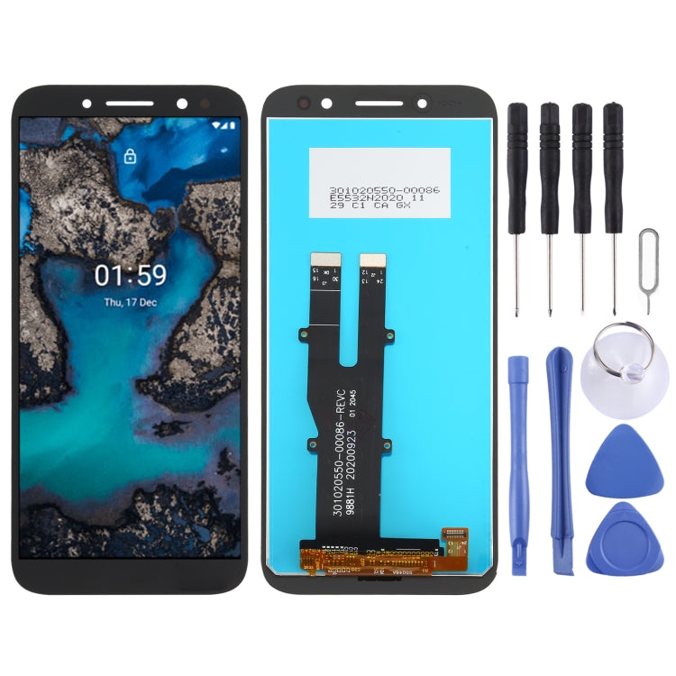 LCD Screen and Digitizer Full Assembly for Nokia C1 Plus TA-1312(Black) - free shipping - PMC TechLife - Order now!