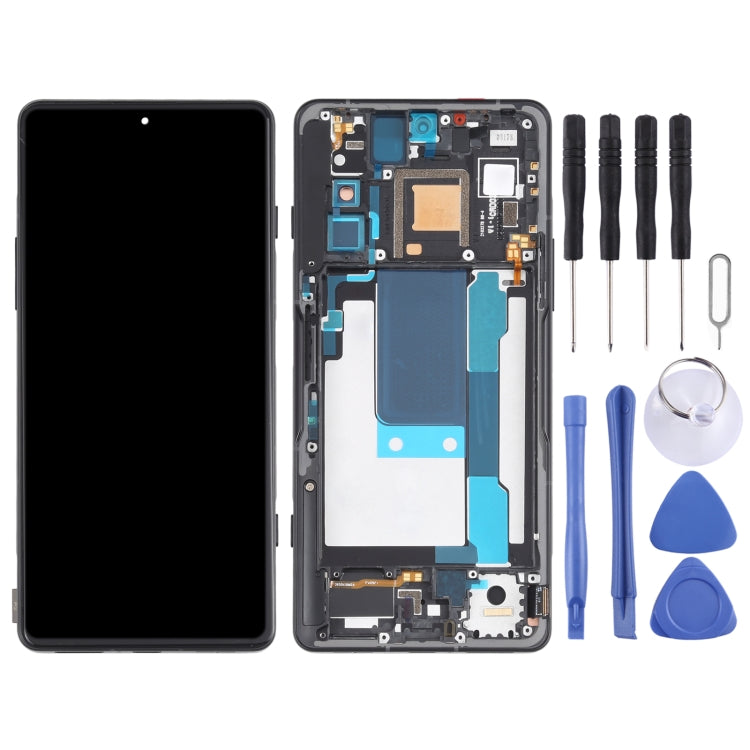 OLED LCD Screen for Xiaomi Redmi K40 Gaming M2012K10C M2104K10AC Digitizer Full Assembly With Frame(Grey) - free shipping - PMC TechLife - Order now!