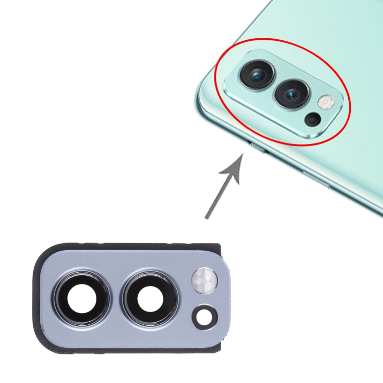 For OnePlus Nord 2 Camera Lens Cover (Grey) - Camera Series by PMC TechLife | Online Shopping South Africa | PMC TechLife