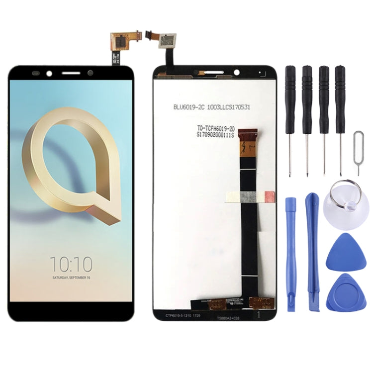LCD Screen and Digitizer Full Assembly for Alcatel A7 XL A7XL 7071DX 7071(Black) - free shipping - PMC TechLife - Order now!
