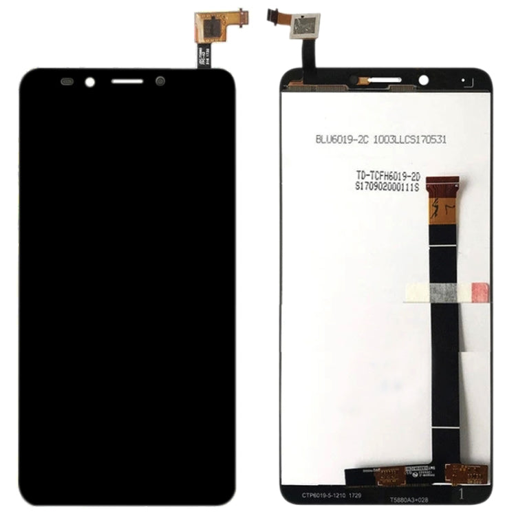 LCD Screen and Digitizer Full Assembly for Alcatel A7 XL A7XL 7071DX 7071(Black) - free shipping - PMC TechLife - Order now!