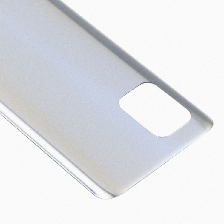 Glass Battery Back Cover with Adhesive for Asus Zenfone 8 ZS590KS(Frosted Silver) - Back Cover by PMC TechLife | Online Shopping South Africa | PMC TechLife
