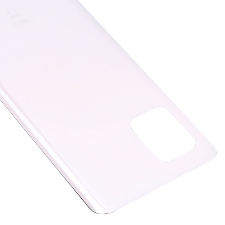 Glass Battery Back Cover with Adhesive for Asus Zenfone 8 ZS590KS(White) - Back Cover by PMC TechLife | Online Shopping South Africa | PMC TechLife