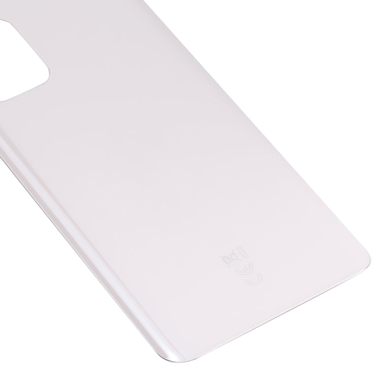 Glass Battery Back Cover with Adhesive for Asus Zenfone 8 ZS590KS(White) - Back Cover by PMC TechLife | Online Shopping South Africa | PMC TechLife
