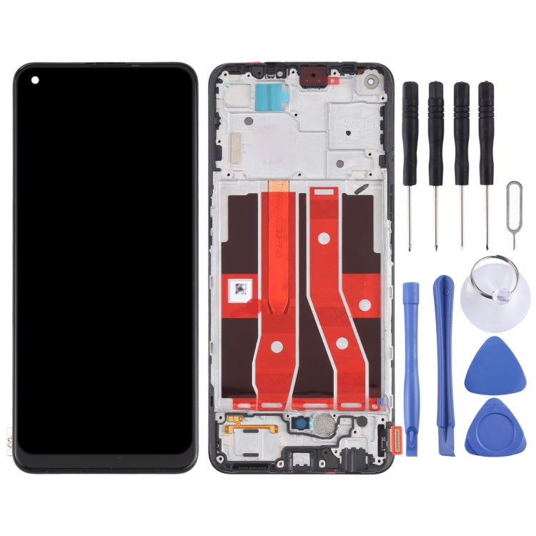 Original LCD Screen and Digitizer Full Assembly With Frame for OPPO Reno4 SE PEAT00 PEAM00 - free shipping - PMC TechLife - Order now!
