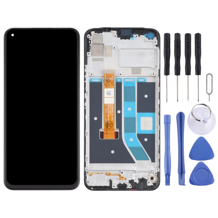 LCD Screen and Digitizer Full Assembly With Frame for OPPO Realme 7i / Realme C17 RMX2101 RMX2103 - free shipping - PMC TechLife - Order now!