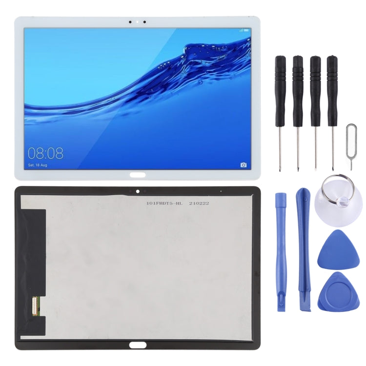 OEM LCD Screen for Huawei MediaPad T5 10.1 (LTE) with Digitizer Full Assembly (White) - LCD Screen by PMC Jewellery | Online Shopping South Africa | PMC Jewellery