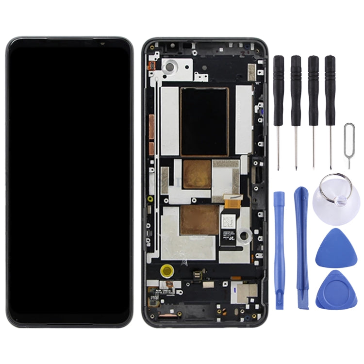 Original AMOLED LCD Screen for Asus ROG Phone 5 ZS673KS 1B048IN I005DB I005DA Digitizer Full Assembly with Frame���Black) - free shipping - PMC TechLife - Order now!