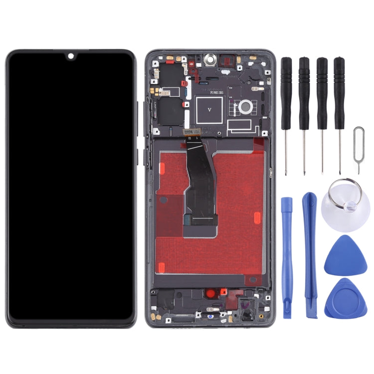 Original OLED LCD Screen for Huawei P30 Digitizer Full Assembly With Frame(Black) - free shipping - PMC TechLife - Order now!