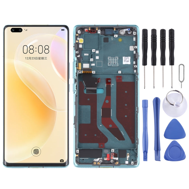 Original OLED LCD Screen for Huawei Nova 8 Pro 5G Digitizer Full Assembly With Frame(Green) - free shipping - PMC TechLife - Order now!