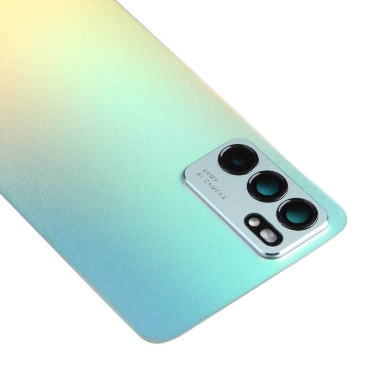For OPPO Reno6 5G PEQM00, CPH2251 Original Battery Back Cover (Twilight) - Back Cover by PMC TechLife | Online Shopping South Africa | PMC TechLife