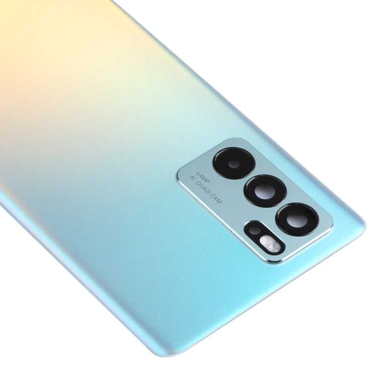For OPPO Reno6 Pro 5G PEPM00, CPH2249 Original Battery Back Cover (Twilight) - Back Cover by PMC TechLife | Online Shopping South Africa | PMC TechLife