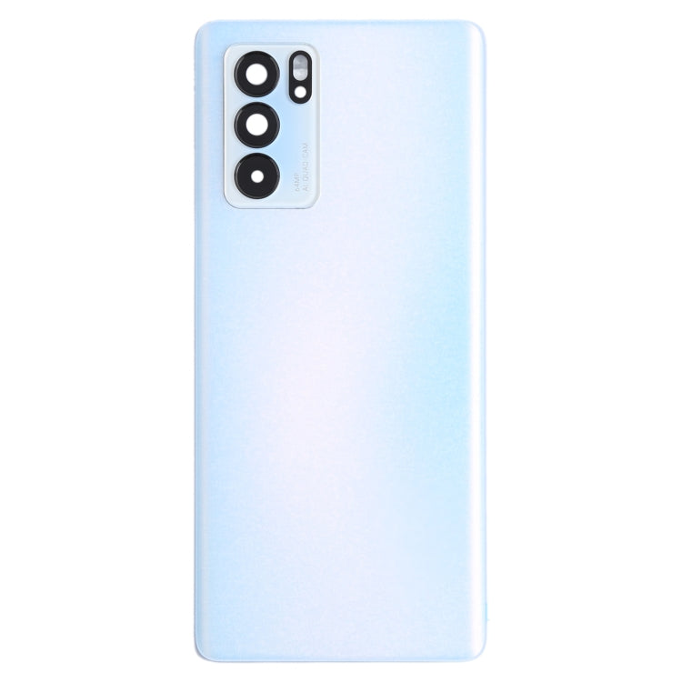 For OPPO Reno6 Pro 5G PEPM00, CPH2249 Original Battery Back Cover (Blue) - Back Cover by PMC TechLife | Online Shopping South Africa | PMC TechLife