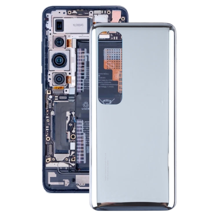 Original Battery Back Cover for Xiaomi Mi 10 Ultra M2007J1SC(Silver) - Back Cover by PMC Jewellery | Online Shopping South Africa | PMC Jewellery