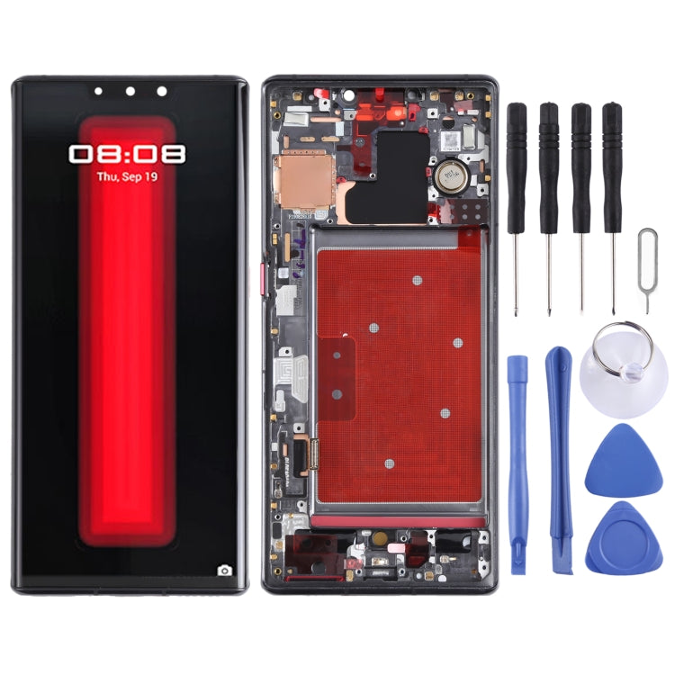 Original OLED LCD Screen for Huawei Mate 30 RS Porsche Design Digitizer Full Assembly with Frame(Without LOGO) - free shipping - PMC TechLife - Order now!