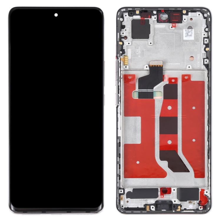 Original OLED LCD Screen for Honor 50 Digitizer Full Assembly with Frame(Silver) - free shipping - PMC TechLife - Order now!