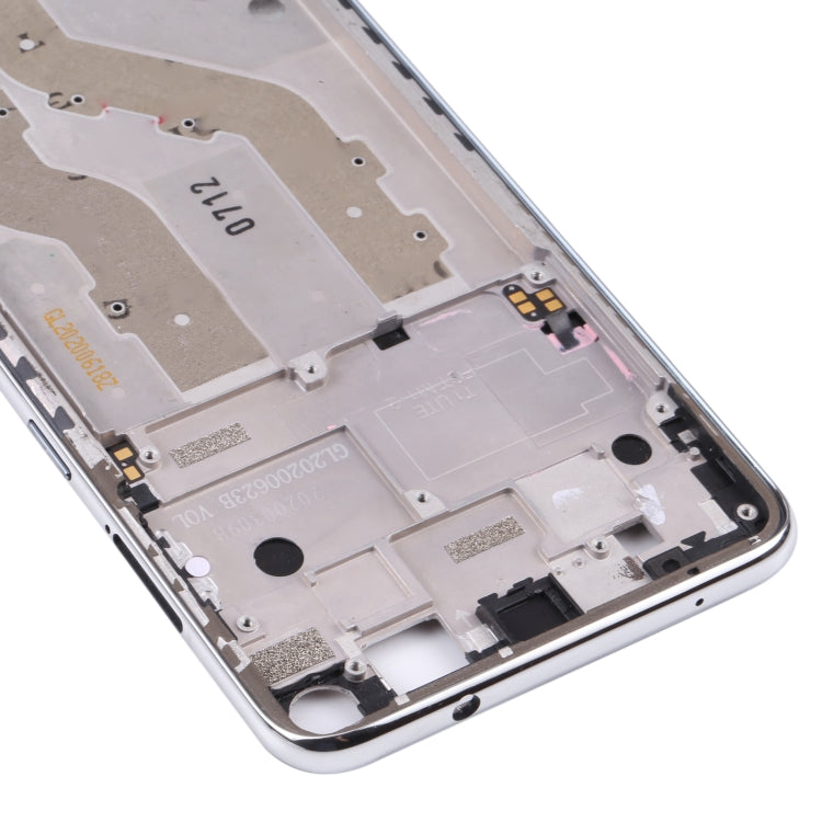 Original Front Housing LCD Frame Bezel Plate for TCL 10L / 10 Lite T770H, T770B (Silver) - For TCL by PMC Jewellery | Online Shopping South Africa | PMC Jewellery