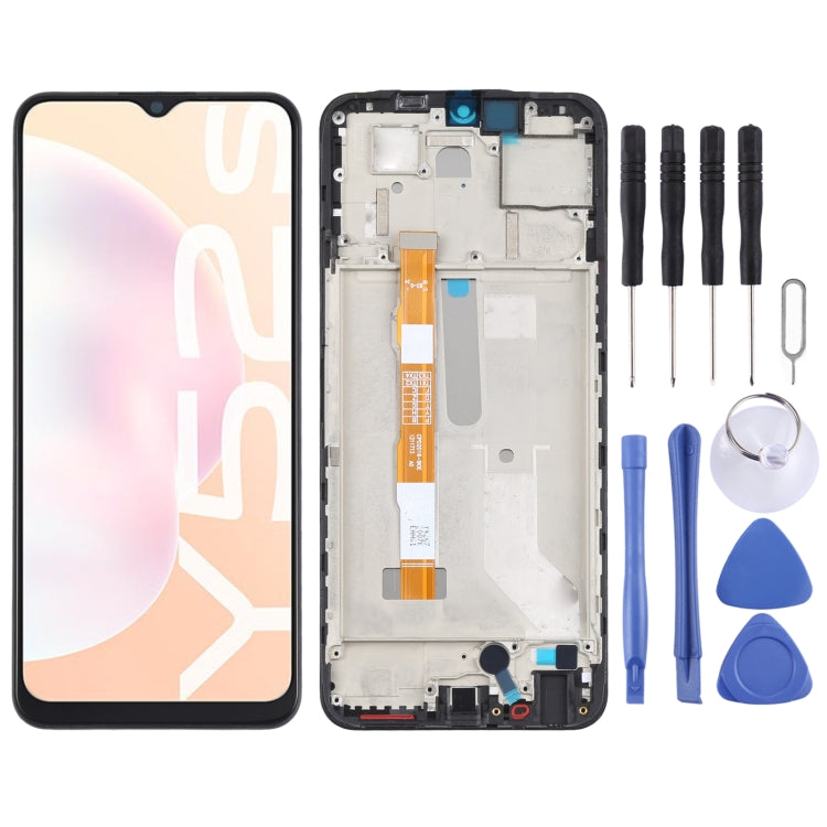 LCD Screen and Digitizer Full Assembly with Frame for Vivo Y52s V2057A - free shipping - PMC TechLife - Order now!