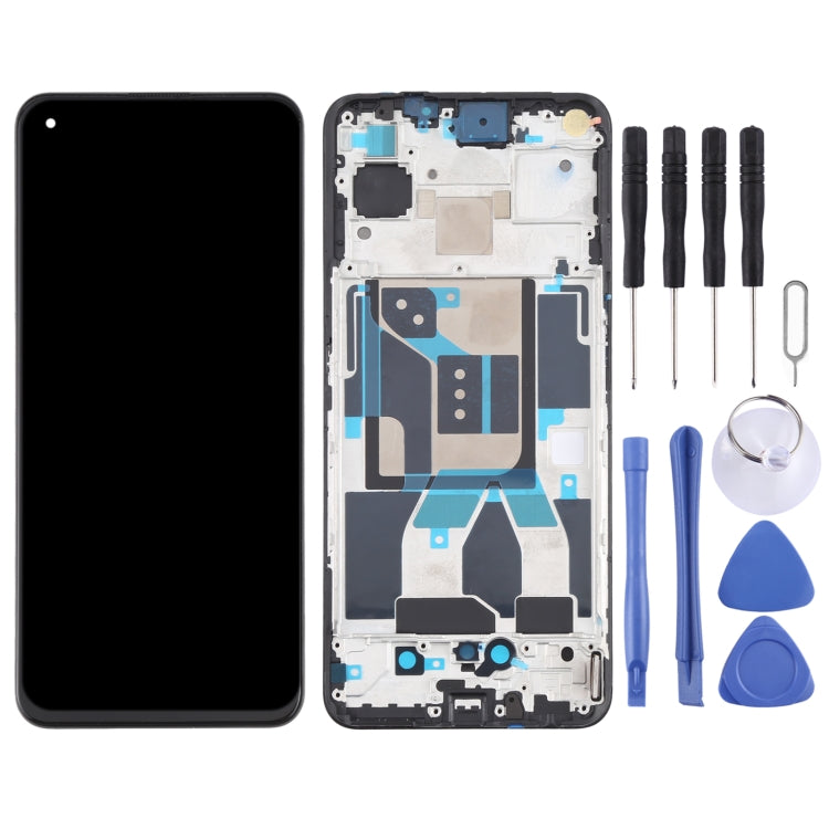 Original Super AMOLED Material LCD Screen and Digitizer Full Assembly with Frame for OPPO Realme GT 5G RMX2202 - free shipping - PMC TechLife - Order now!