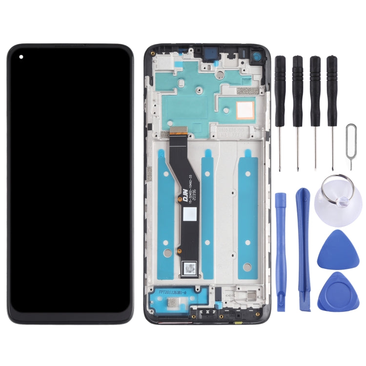 TFT LCD Screen for Motorola Moto G9 Plus XT2087-1 Digitizer Full Assembly with Frame (Black) - free shipping - PMC TechLife - Order now!