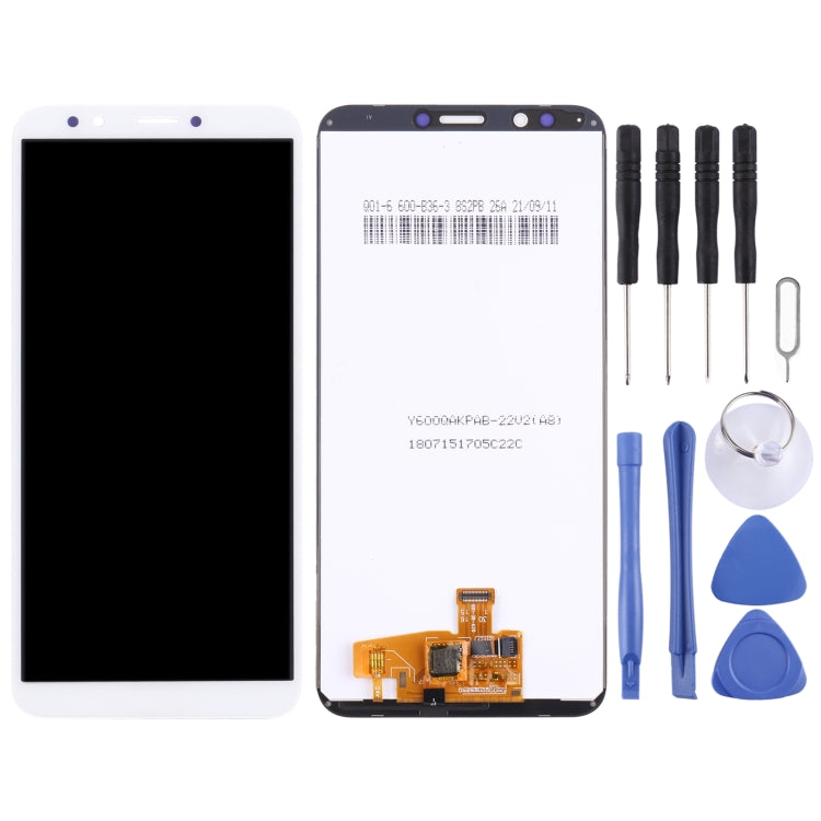 OEM LCD Screen for Huawei Y7 Pro 2018 with Digitizer Full Assembly(White) - free shipping - PMC TechLife - Order now!