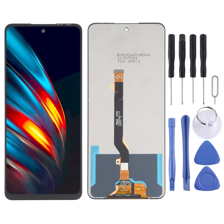 TFT LCD Screen for Tecno Pova 2 LE7 with Digitizer Full Assembly - free shipping - PMC TechLife - Order now!