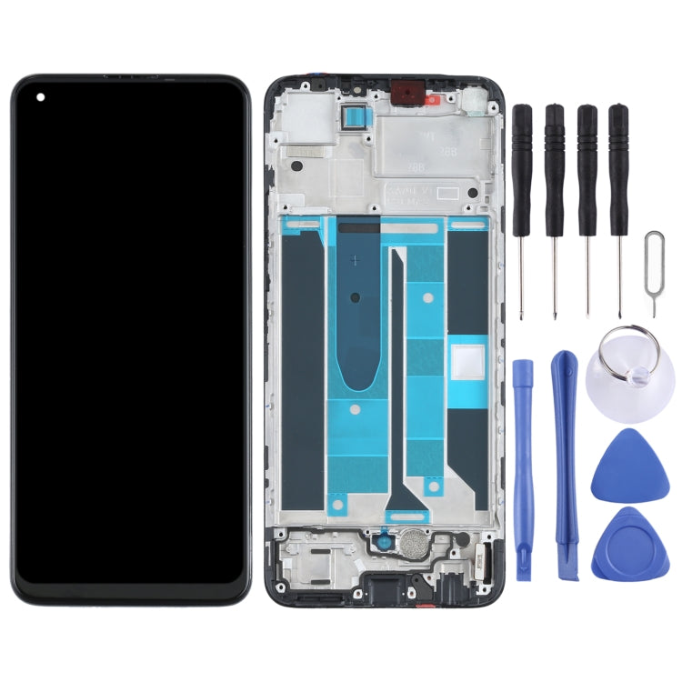 LCD Screen and Digitizer Full Assembly with Frame for OPPO Realme 8 4G - free shipping - PMC TechLife - Order now!