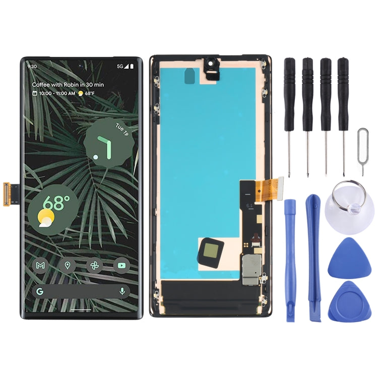 Original LCD Screen for Google Pixel 6 Pro Digitizer Full Assembly with Frame - free shipping - PMC TechLife - Order now!