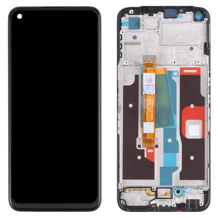 LCD Screen and Digitizer Full Assembly with Frame for OPPO Realme 8i RMX3151(Black) - LCD Screen by PMC Jewellery | Online Shopping South Africa | PMC Jewellery