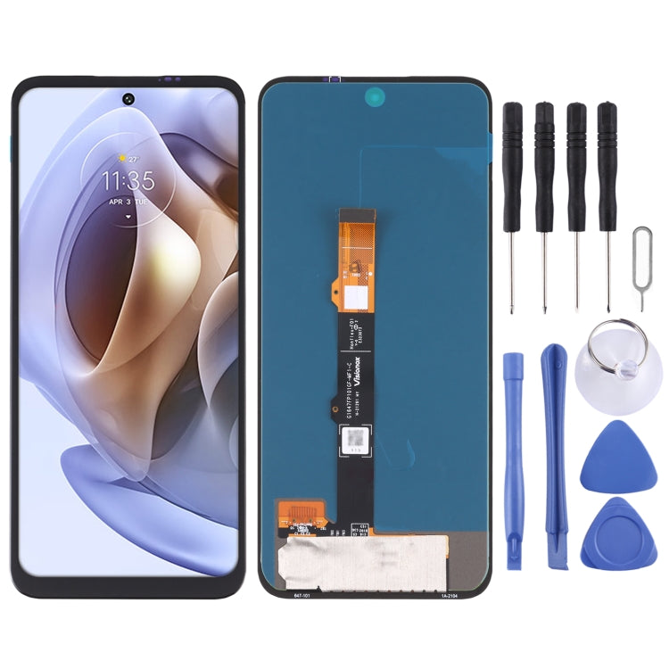 AMOLED Material  LCD Screen and Digitizer Full Assembly For Motorola Moto G31 / G41 / G71 5G - free shipping - PMC TechLife - Order now!