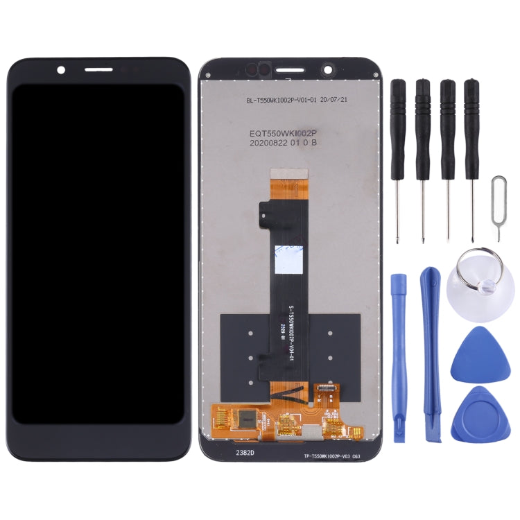LCD Screen and Digitizer Full Assembly For Nokia 2 V Tella/C2 Tava/C2 Tennen(Black) - free shipping - PMC TechLife - Order now!