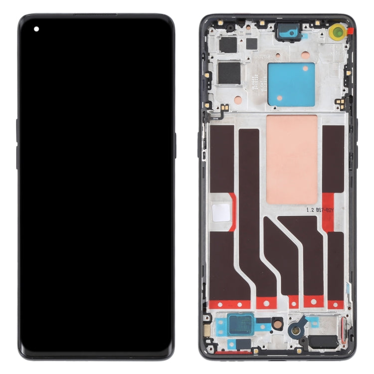 Original LCD Screen For OPPO Reno5 Pro 5G Digitizer Full Assembly with Frame (Black) - LCD Screen by PMC Jewellery | Online Shopping South Africa | PMC Jewellery