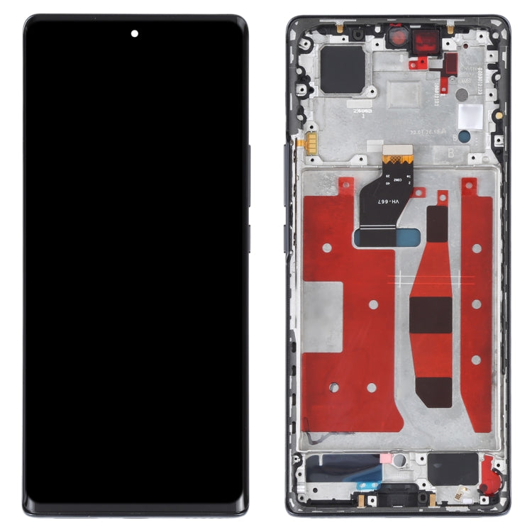 Original OLED LCD Screen for Honor 60 Digitizer Full Assembly with Frame(Black) - free shipping - PMC TechLife - Order now!